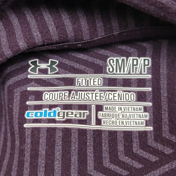 Under Armour Coldgear Infrared Hoodie Purple Size Small - Picture 7 of 12